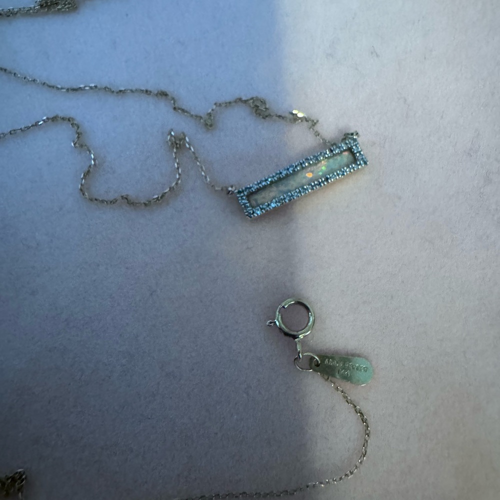Adina Reyter Elegant Gold and Opal Necklace - Picture 8 of 9